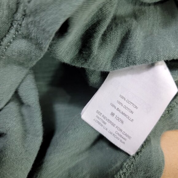 Madewell Green Washed Women's V-Neck Pocket T-Shirt | Size S - Picture 6 of 6